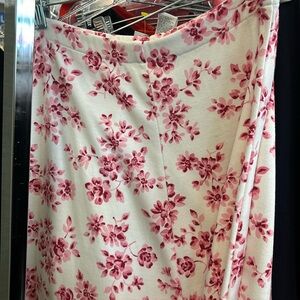 Flowy floral skirt